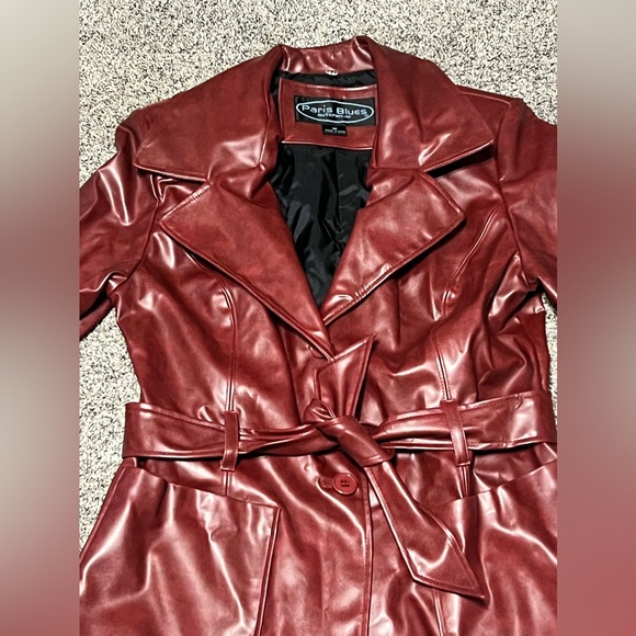 Paris Blues Outwear Burgundy Women Jacket size (M) in EXCELLENT CONDITIONS!! - Picture 2 of 11